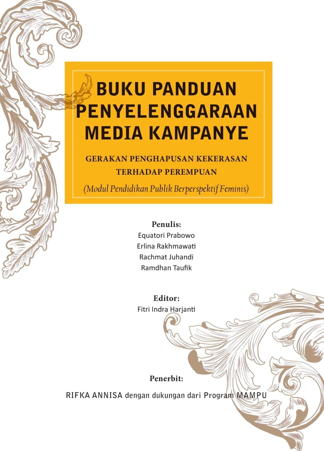Buku Panduan Penyelenggaraan Media Kampanye