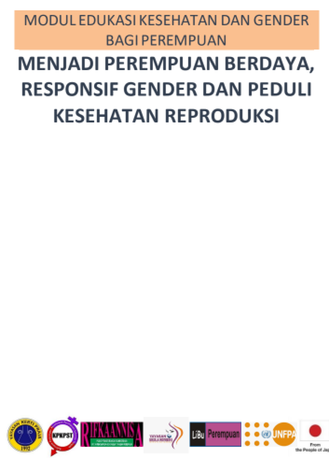 Modul Edukasi Kesehatan dan Gender Bagi Perempuan